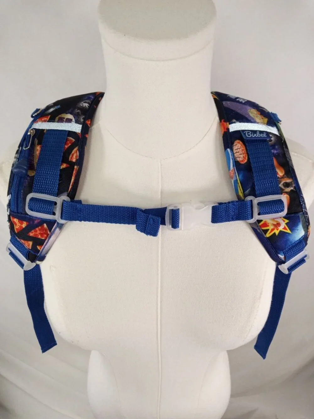 Bixbee Kid's Blue + Orange Backpack